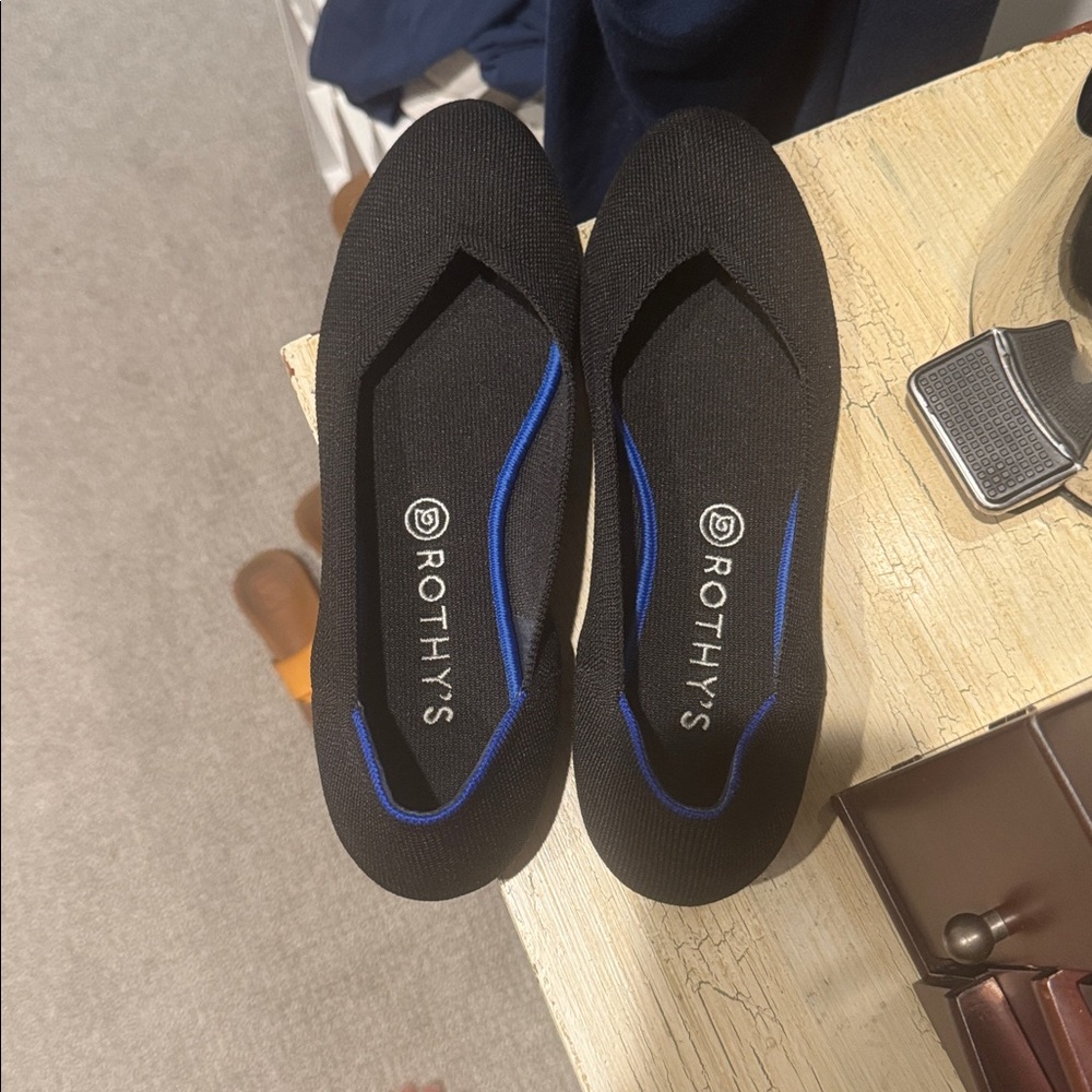 Rothy's Black Ballet Flats